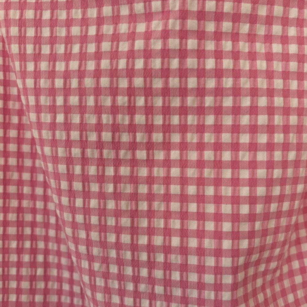 Zara Women's Pink and White Checkered Dress - Picture 6 of 6